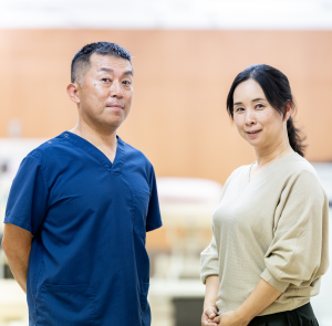 院長と事務長